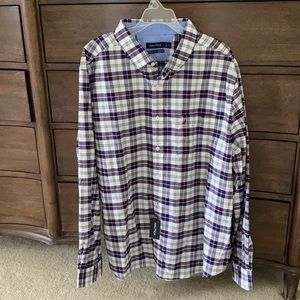 Nautica plaid casual button down